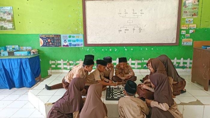 Berangkat dari Ide Siswa, Guru Kelas 5B MIN 4 Tebo Ciptakan Ruang Belajar Non-formal Lewat Turnamen Kecil
