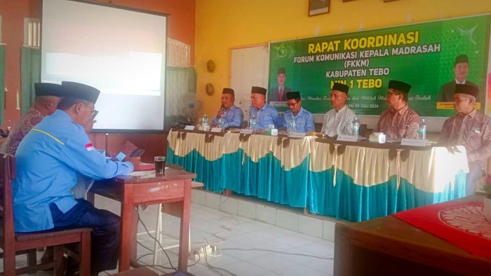 Kepala MIN 4 Tebo Hadiri Rakor FKKM, Bawa Pulang Pesan Penting Kepala Kemenag tentang Pentingnya Data Terupdate